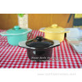round casserole with lid and handle